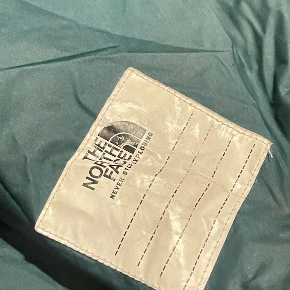 The North Face Quilted Jacket | Blue Green Patterned‎ Puffer